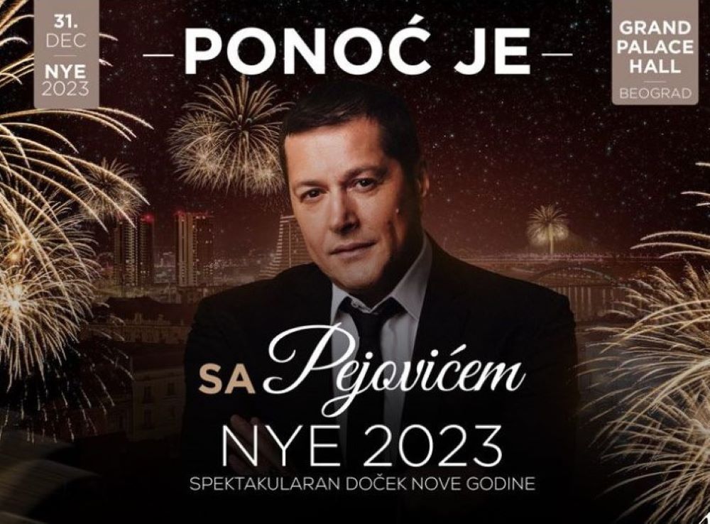 Aco Pejović doček Nove godine 