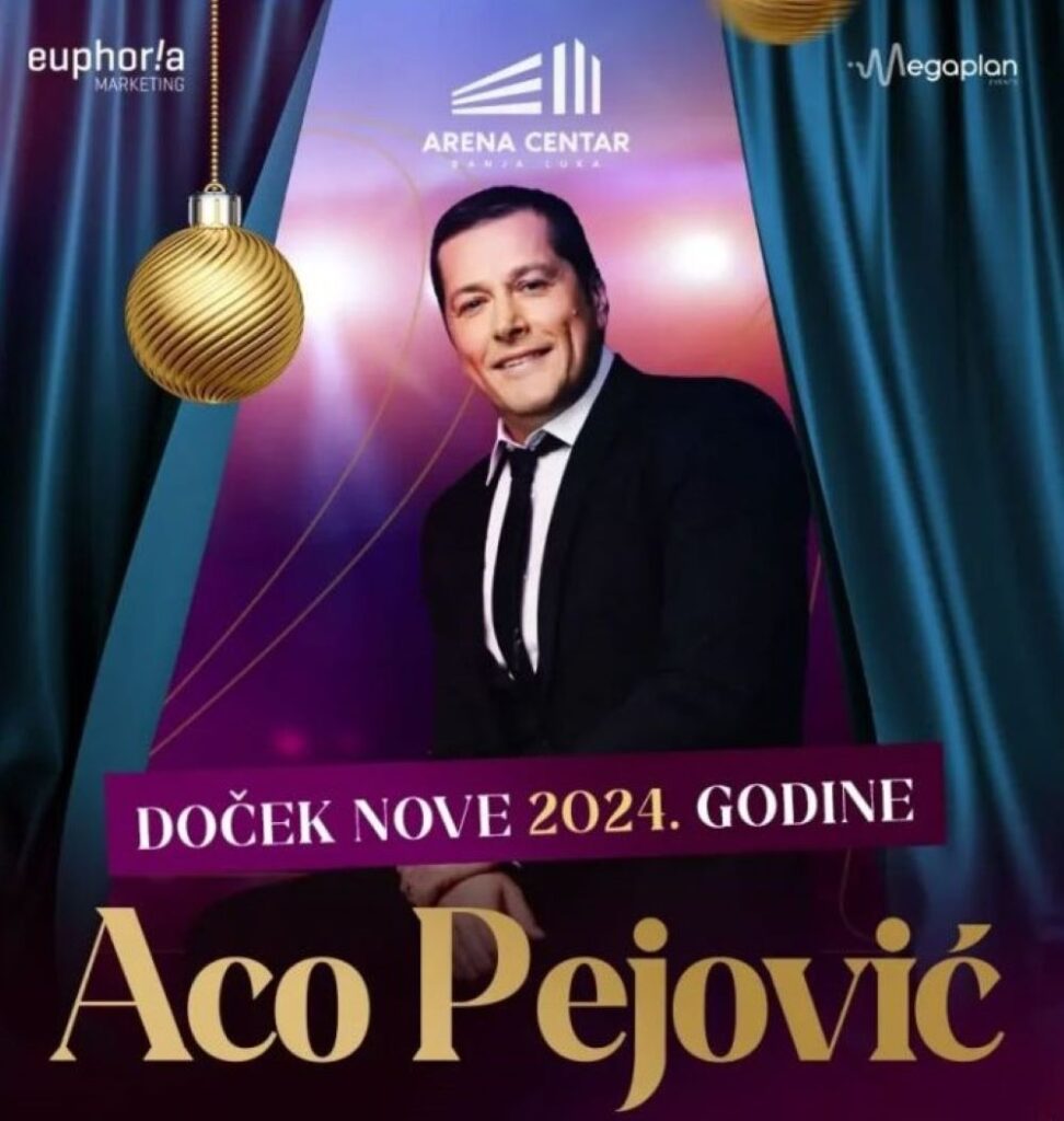 Aco Pejović doček Nove godine 