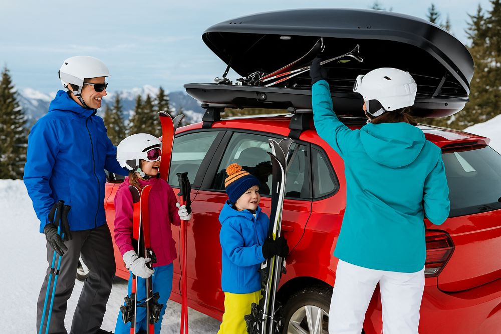 Krovni koferi iznajmljivanje – logičan izbor za zimovanja